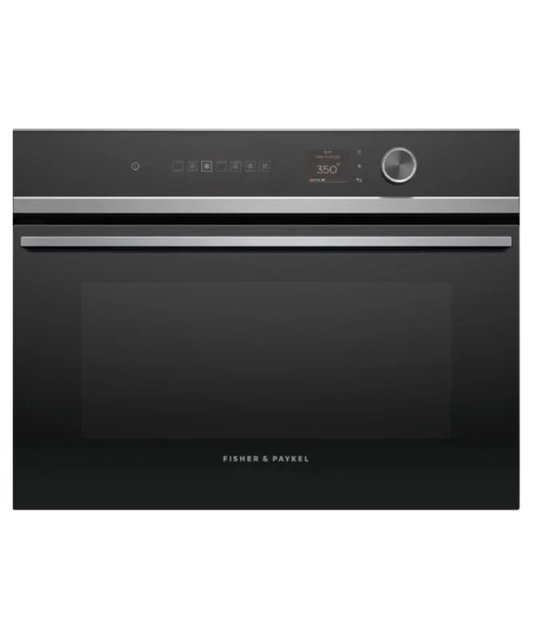 Fisher Paykel 24" Series 7 Contemporary Compact Combi-Steam Oven Stainless Steel - OS24NDLX1