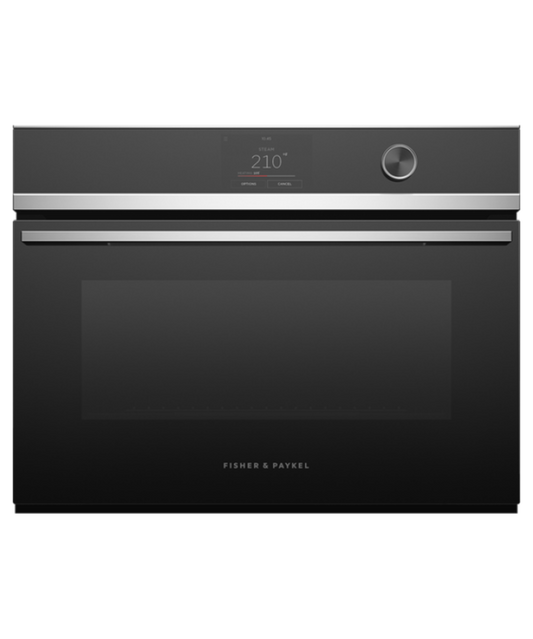 Fisher Paykel 24" Series 9 Contemporary Compact Combi-Steam Oven Stainless Steel - OS24NDTDX1