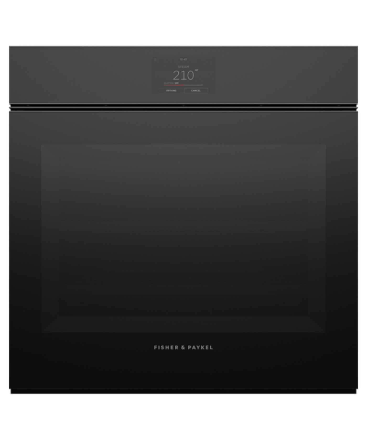 Fisher Paykel 24" Series 11 Minimal Handleless Combi-Steam Oven Black Glass - OS24SMTNB1