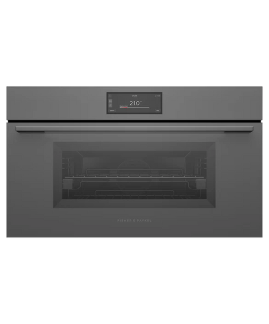 Fisher Paykel 30" Series 9 Minimal Compact Combi-Steam Oven Gray - OS30NMUG3