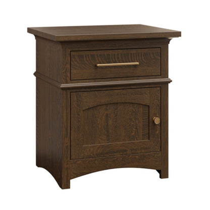 QW Amish Richmond 1 Drawer 1 Door Nightstand - 183B-OW206