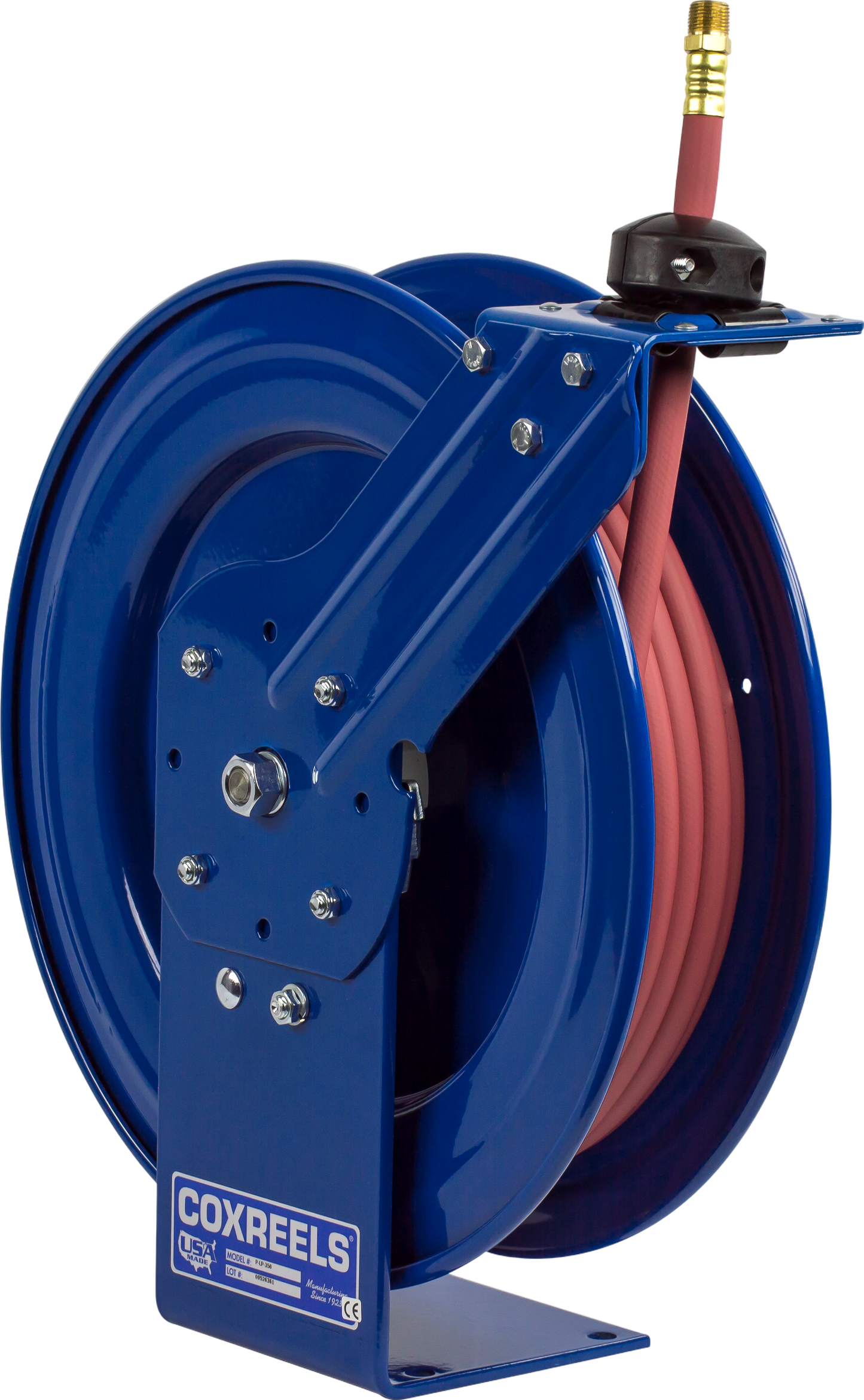 Coxreels  Spring Driven Hose Reel with Air/Water Hose 3/8" x 25' 300 PSI New - P-LP-325
