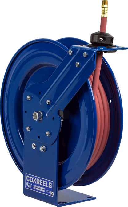 Coxreels  Spring Driven Hose Reel with Air/Water Hose 3/8" x 25' 300 PSI New - P-LP-325
