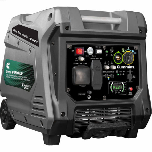 Aurora Generators Cummins Onan P4500iDF Dual-Fuel Inverter Generator - PowerGen USA - A074Z437