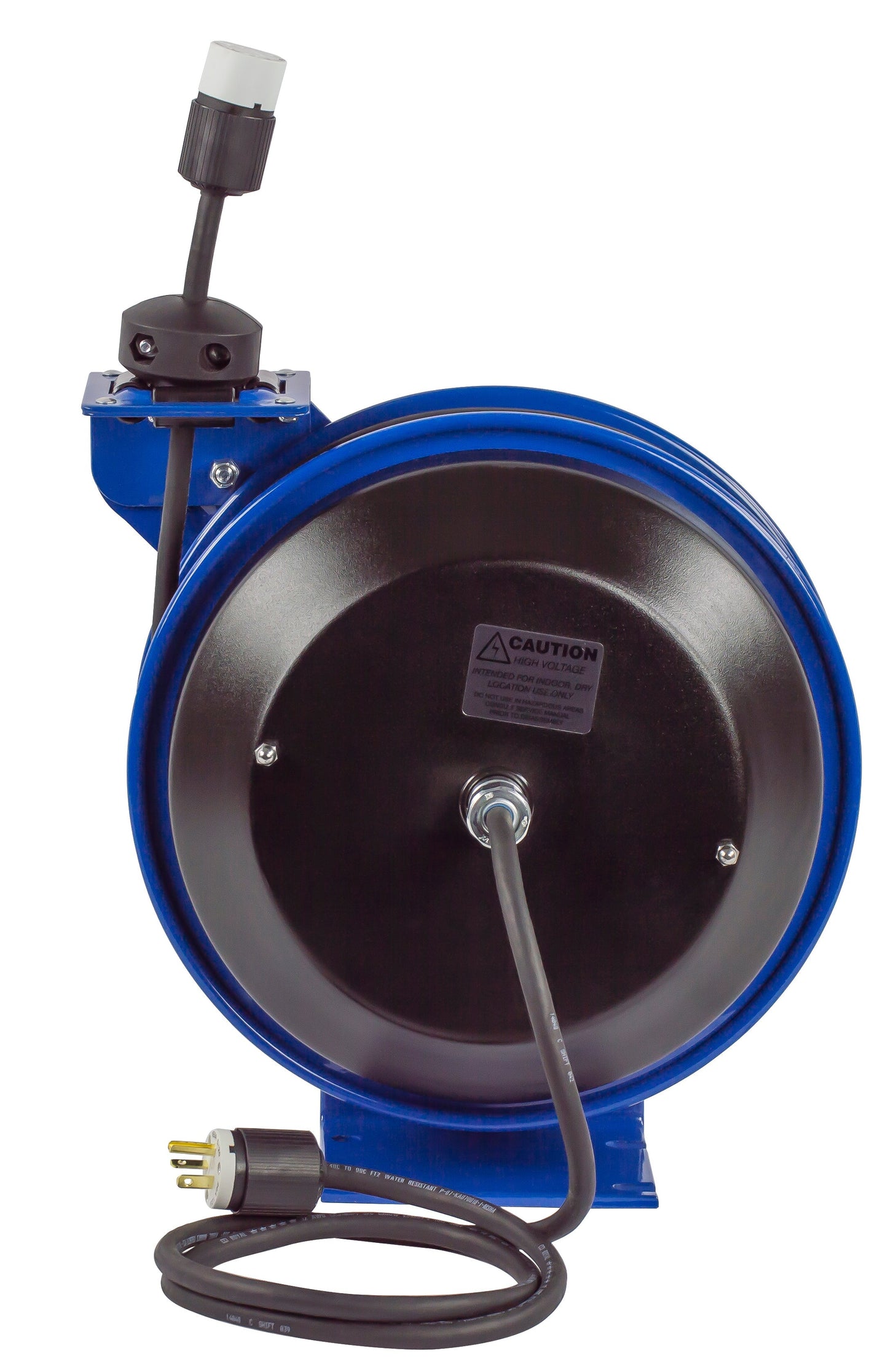 Coxreels  Spring Driven Cord Reel Single Industrial Receptacle 50' Cord 12 AWG New - PC13-5012-A