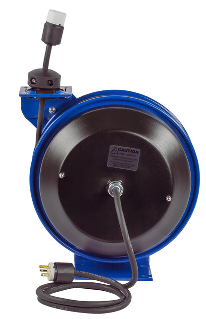 Coxreels  Spring Driven Cord Reel Single Industrial Receptacle 50' Cord 12 AWG New - PC13-5012-A