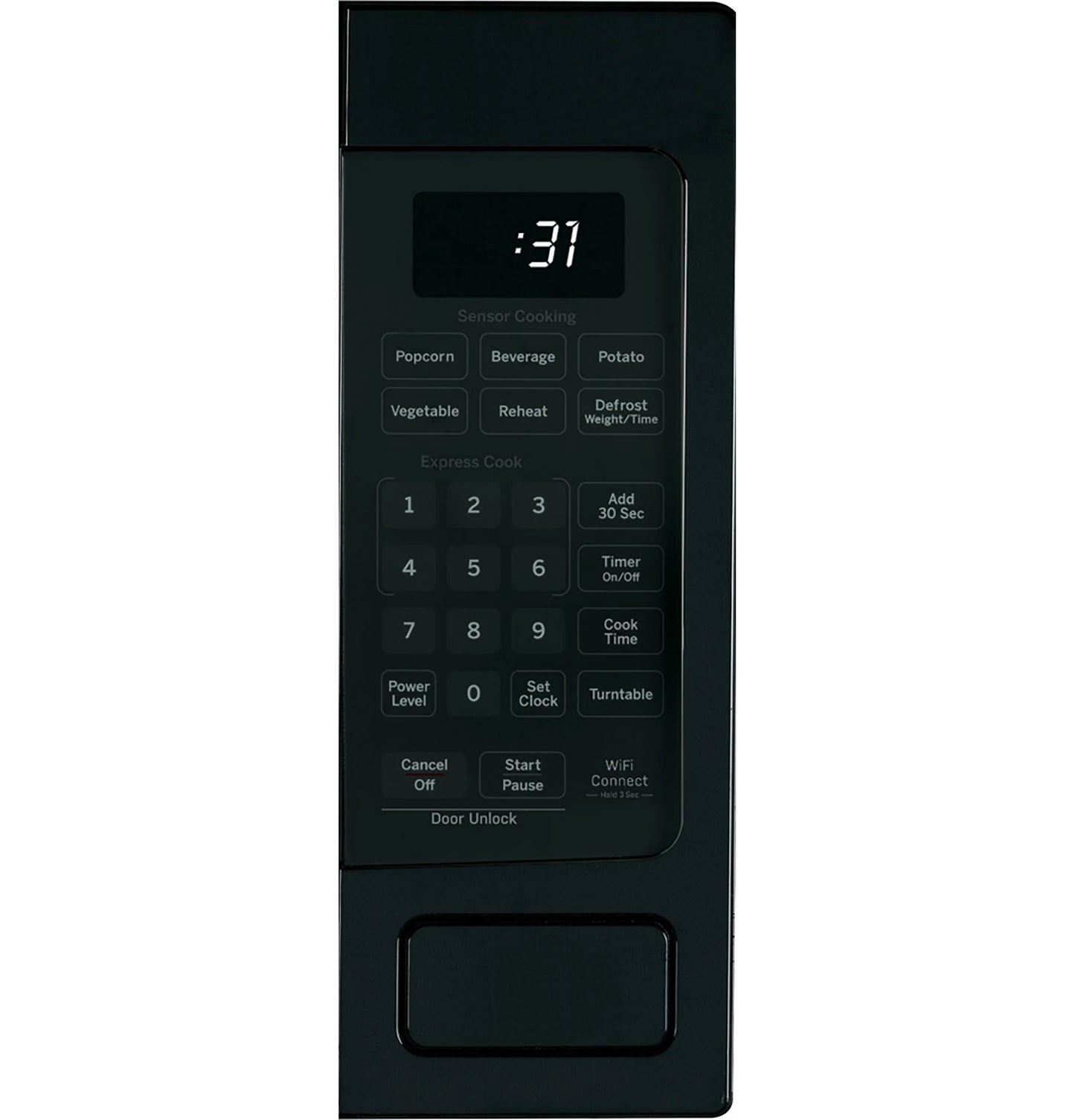 GE Appliances 1.1 Cu. Ft. Countertop Microwave Oven Black - PCHK11S1WBB