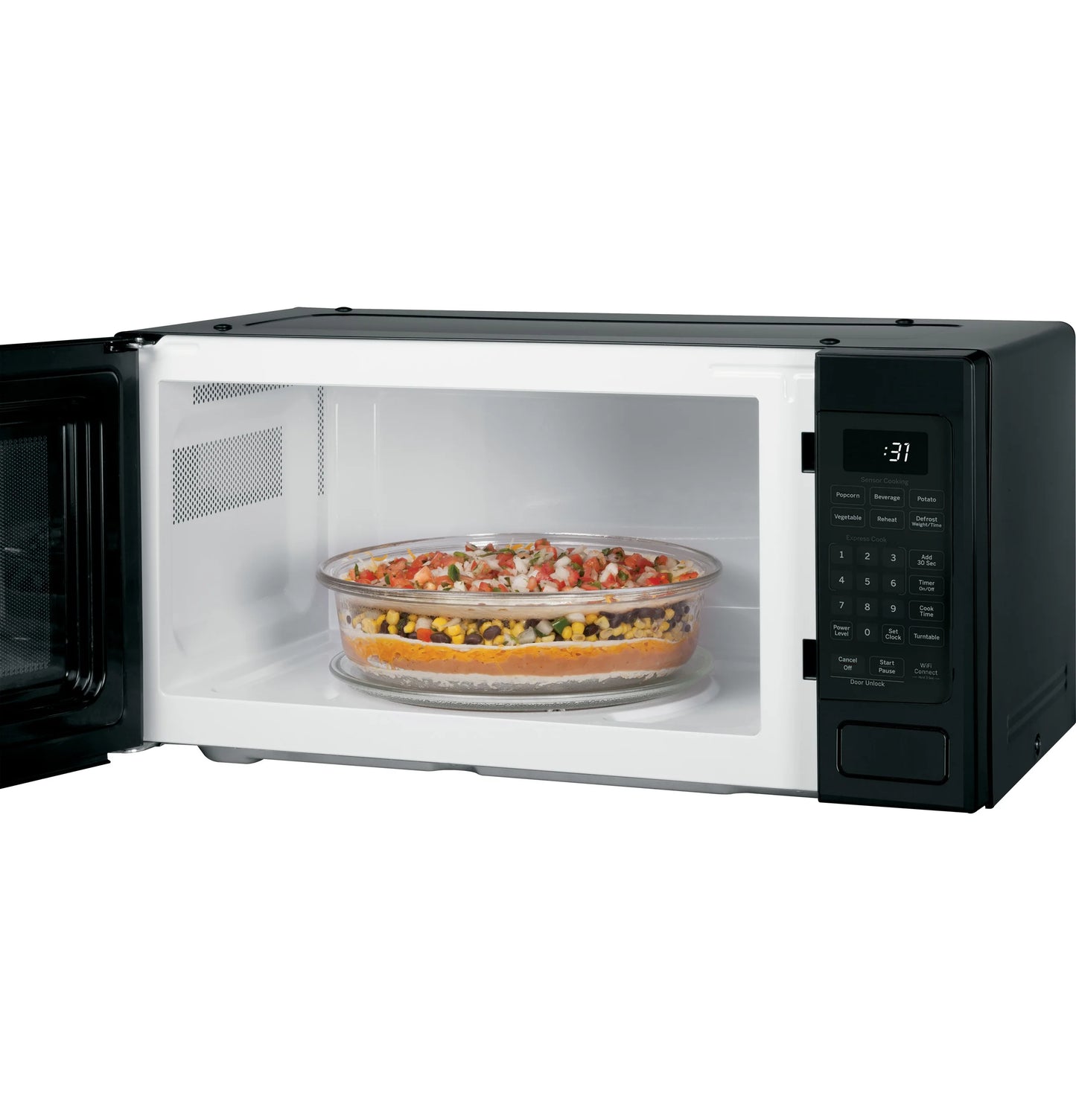 GE Appliances 1.1 Cu. Ft. Countertop Microwave Oven Black - PCHK11S1WBB