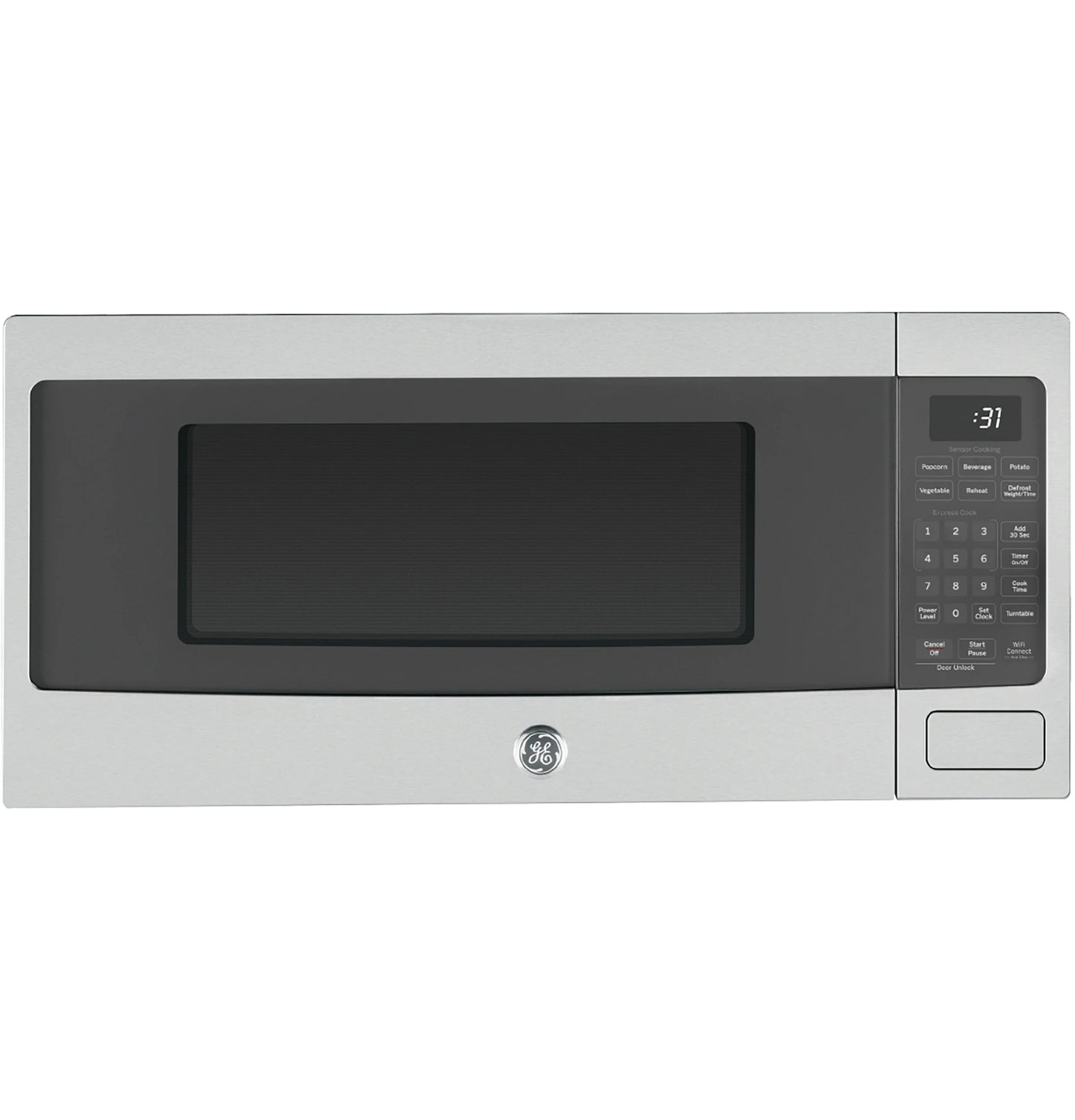 GE Appliances  1.1 Cu. Ft. Countertop Microwave Oven Stainless Steel - PCHK11S1WSS