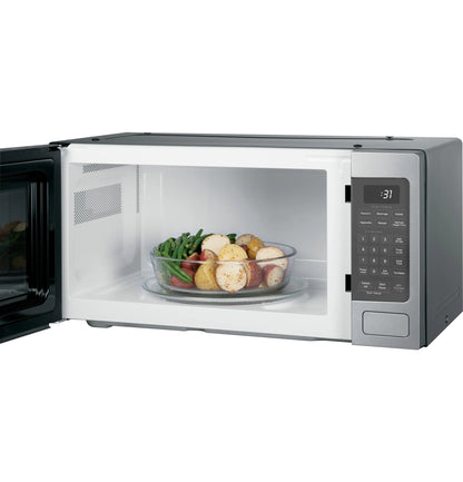 GE Appliances  1.1 Cu. Ft. Countertop Microwave Oven Stainless Steel - PCHK11S1WSS