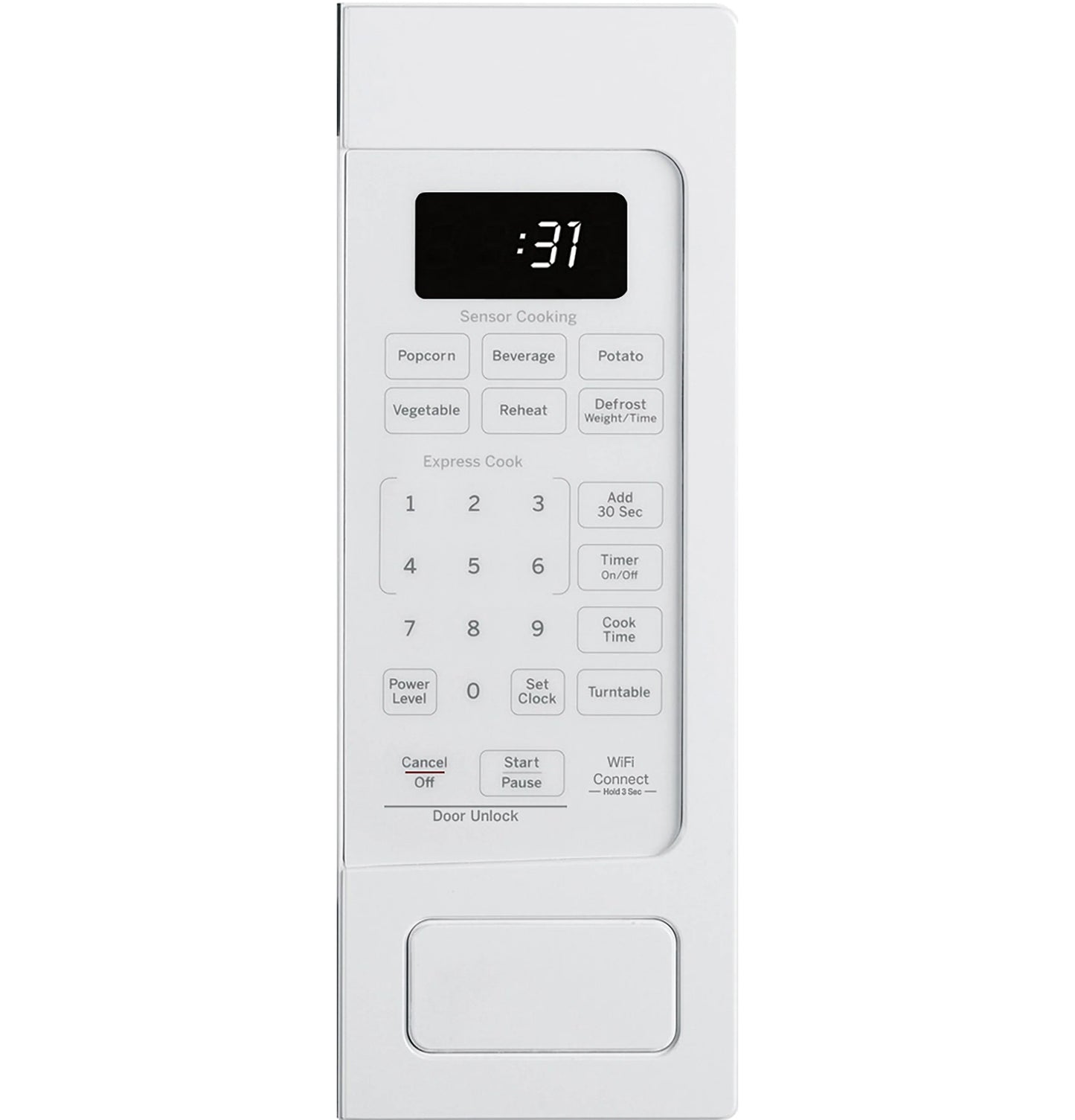 GE Appliances Profile 1.1 Cu. Ft. Countertop Microwave Oven White - PCHK11S1WWW