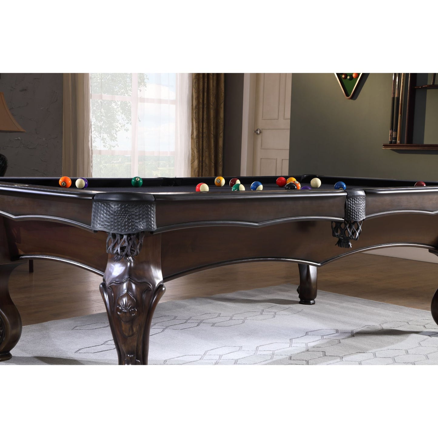 Playcraft Wheaton 8' Slate Pool Table - PTWHEBRI08