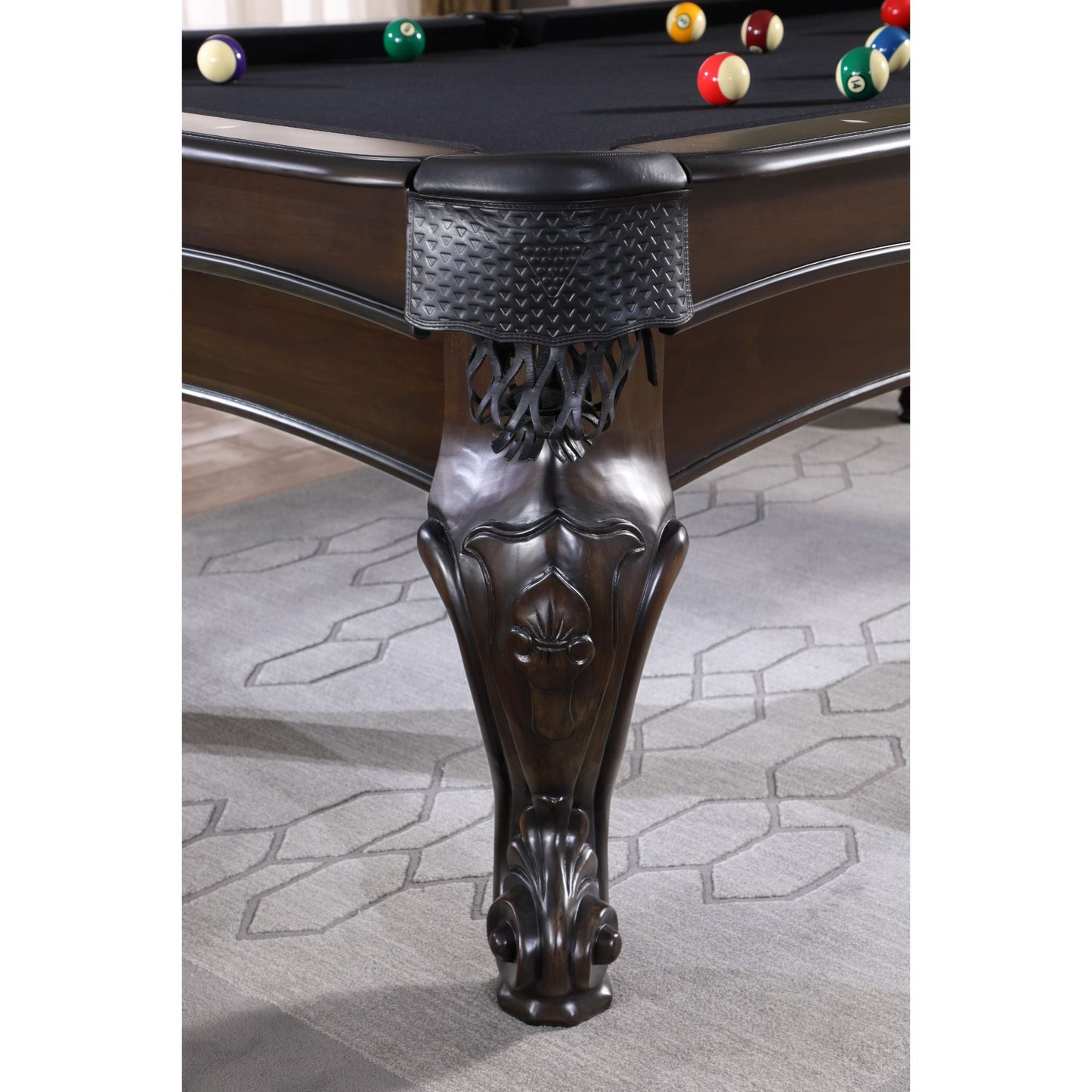 Playcraft Wheaton 8' Slate Pool Table - PTWHEBRI08