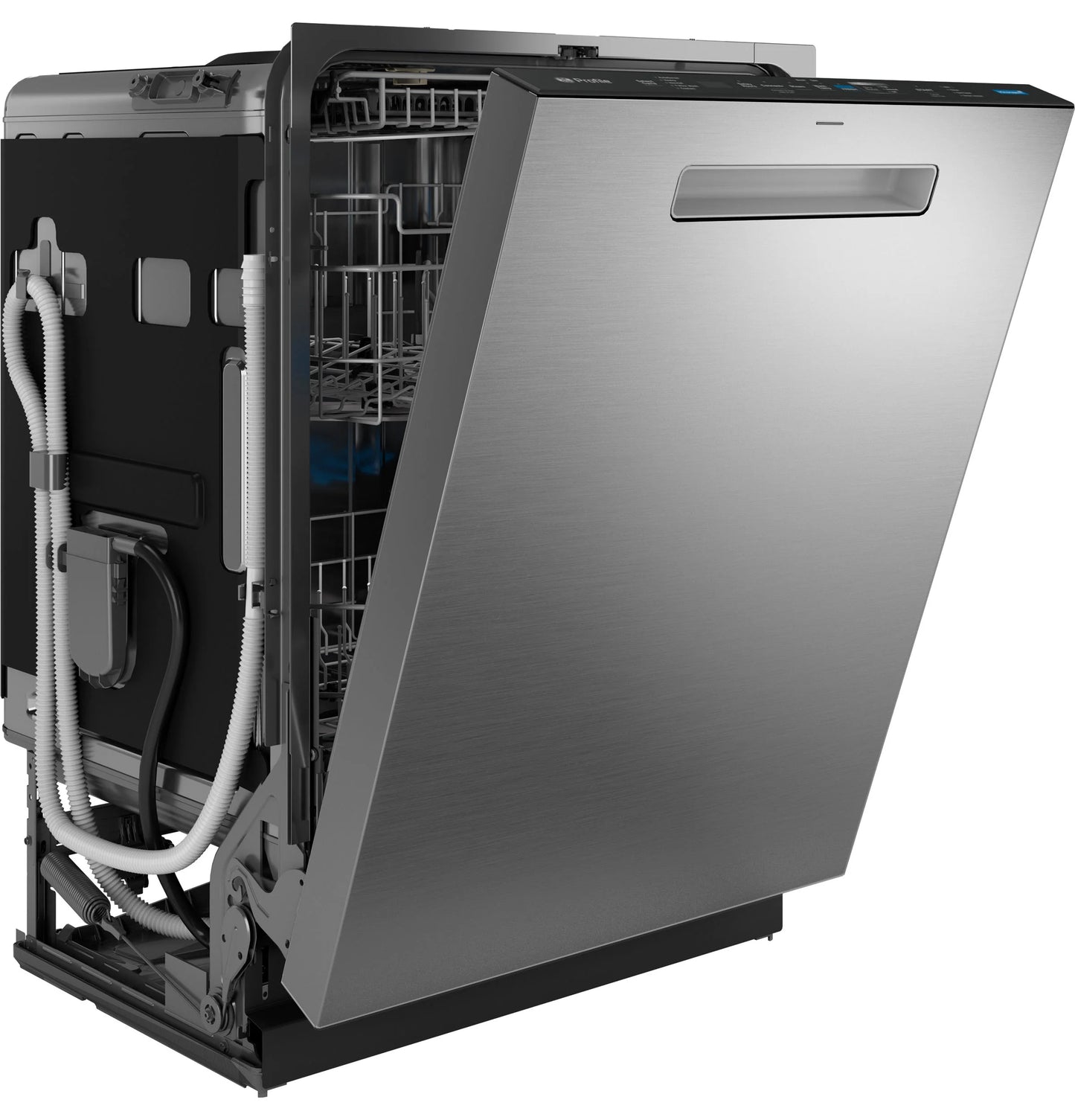 GE Appliances  Smart UltraFresh System Dishwasher with Microban Antimicrobial Technology with Deep Clean Washing 3rd Rack, 39 dBA Fingerprint Resistant Stainless - PDP795SYVFS