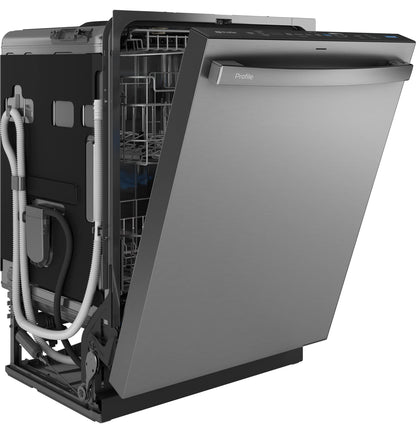GE Appliances  Smart UltraFresh System Dishwasher with Microban Antimicrobial Technology with Deep Clean Washing 3rd Rack, 39 dBA Fingerprint Resistant Stainless - PDT795SYVFS
