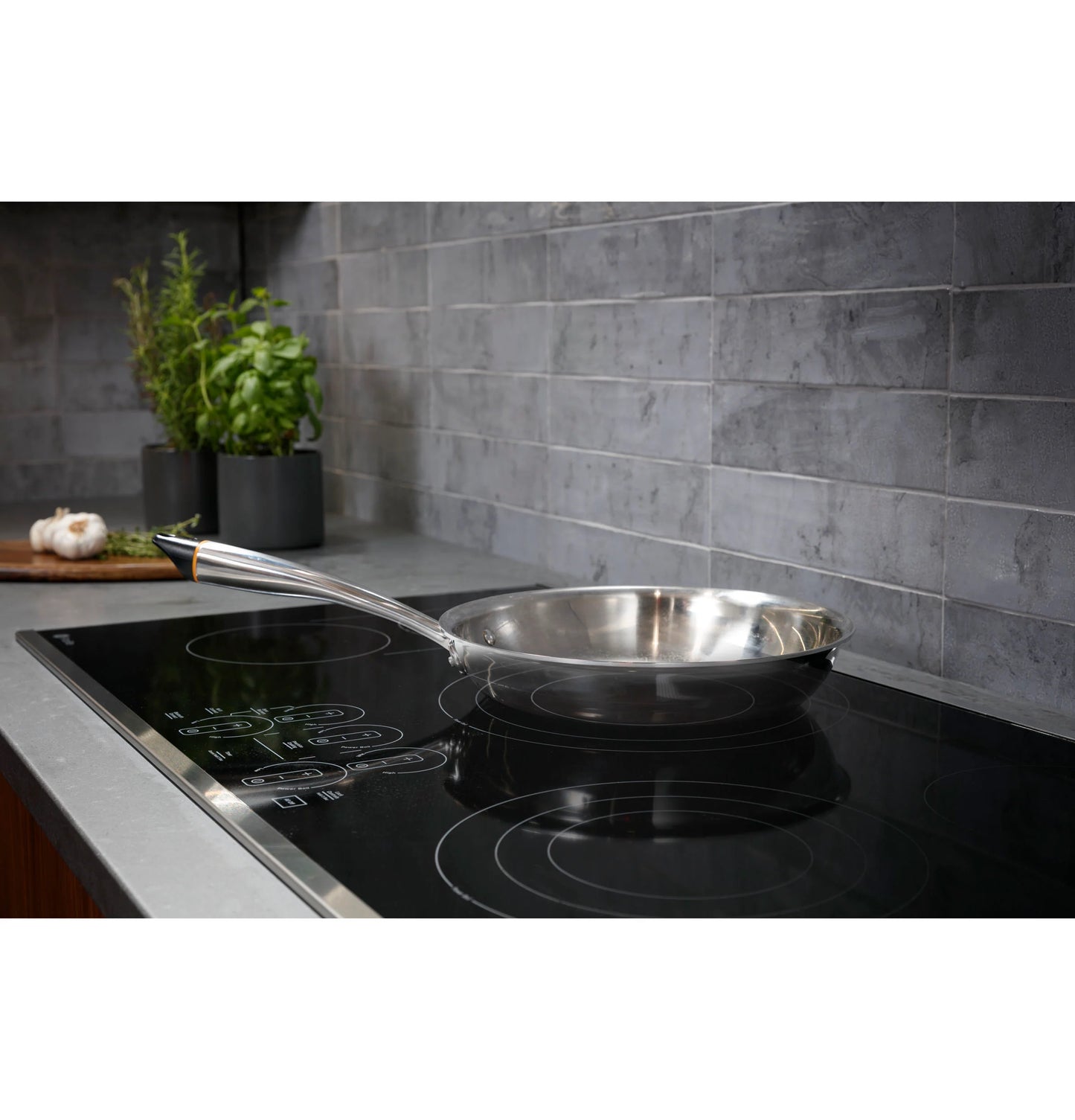 GE Appliances  30" Built-In Touch Control Electric Cooktop Black - PEP9030DTBB