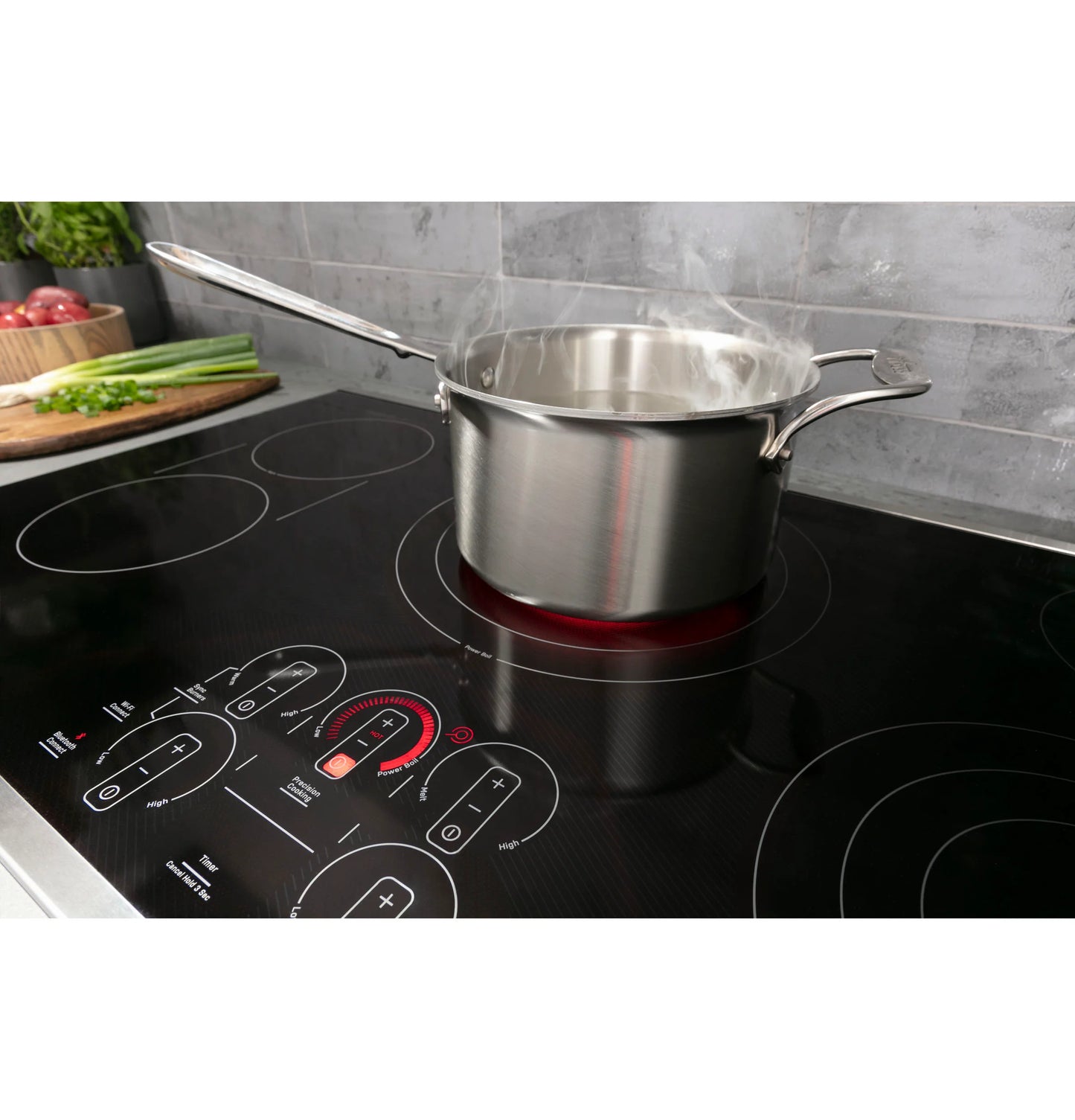GE Appliances  30" Built-In Touch Control Electric Cooktop Black - PEP9030DTBB
