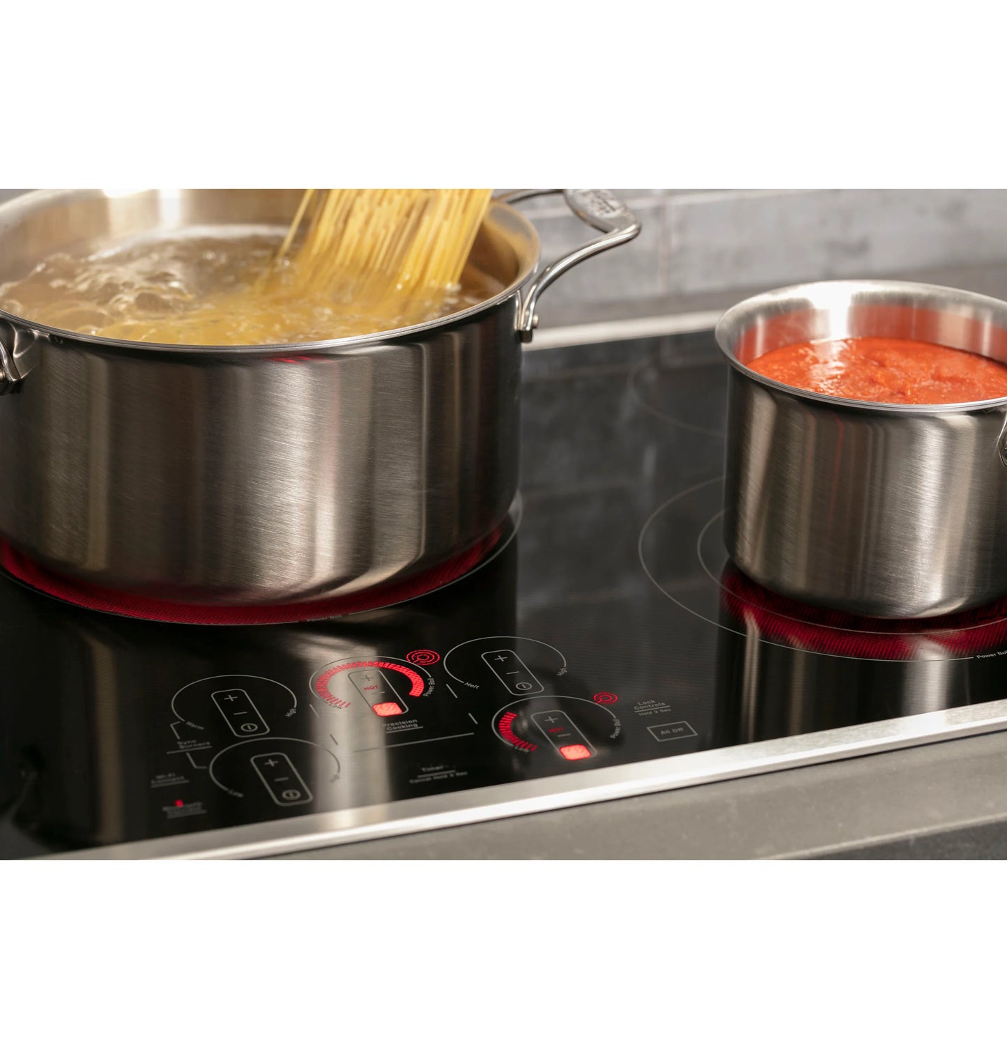 GE Appliances  30" Built-In Touch Control Electric Cooktop Black - PEP9030DTBB