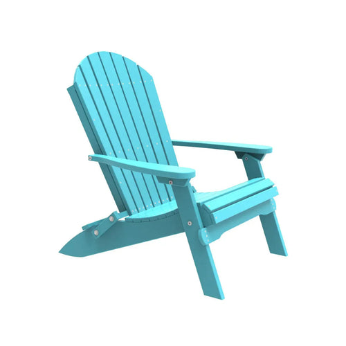 LuxCraft Outdoor Compact Folding Poly Adirondack Chair - PFACAB