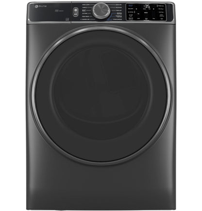 GE Appliances  7.8 cu. ft. Capacity Smart Front Load Gas Dryer with Steam and Sanitize Cycle Carbon Graphite - PFD95GSPWDS