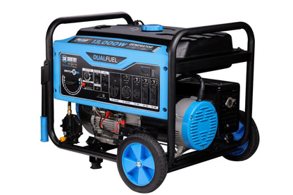 Aurora Generators Pulsar PG13000BRCO 13,000-Watt Dual Fuel Generator with Recoil, Remote, & Push Button Start & CO Alert - PowerGen USA - PG13000BRCO
