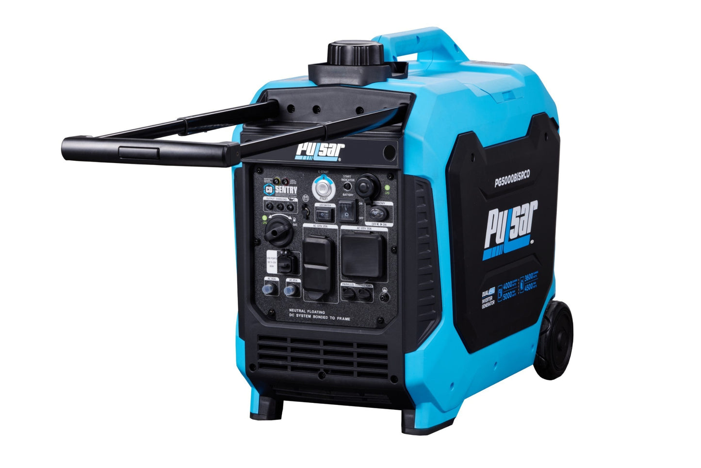 Aurora Generators Pulsar PG5000BiSRCO 5000-Watt Dual Fuel Inverter Generator with Remote Start and CO Sentry - PowerGen USA - PG5000BiSRCO