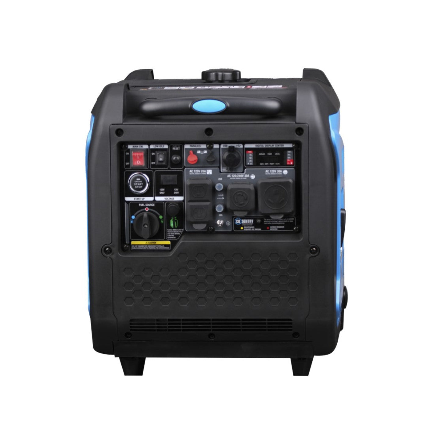Aurora Generators Pulsar PGDA70BISCO 7,250-Watt Super Quiet Dual-Fuel Inverter Generator with CO Alert and Remote Start - PowerGen USA - PGDA70BISCO