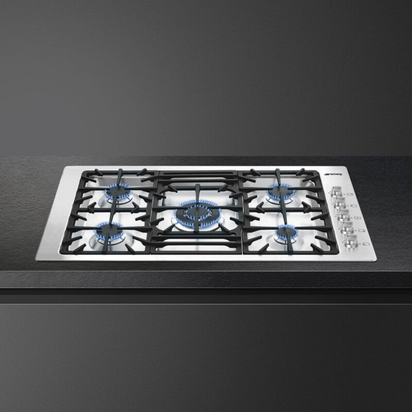 Smeg PGFU36X2 Cooktop Classic Stainless steel - PGFU36X2