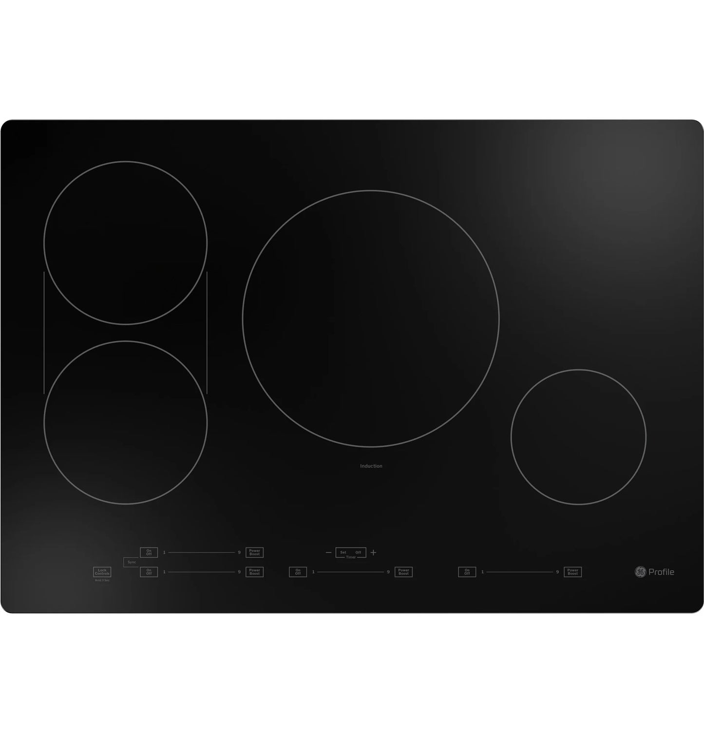 GE Appliances Profile 30" Built-In Touch Control Induction Cooktop Black - PHP6030DWBB