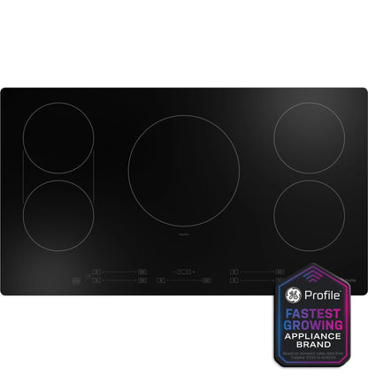 GE Appliances Profile 36" Built-In Touch Control Induction Cooktop Black - PHP6036DWBB