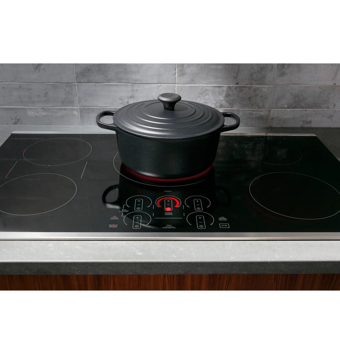 GE Appliances  36" Built-In Touch Control Induction Cooktop Black - PHP9036DTBB
