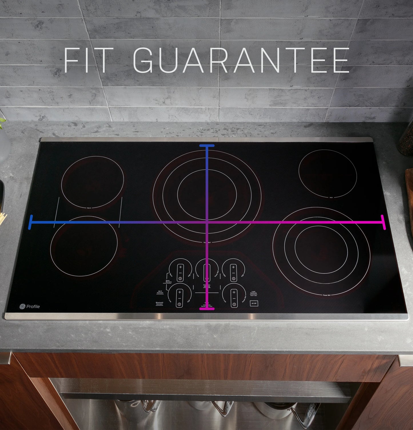 GE Appliances  36" Built-In Touch Control Induction Cooktop Black - PHP9036DTBB