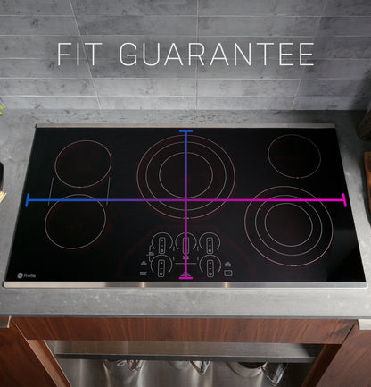 GE Appliances  36" Built-In Touch Control Induction Cooktop Black - PHP9036DTBB