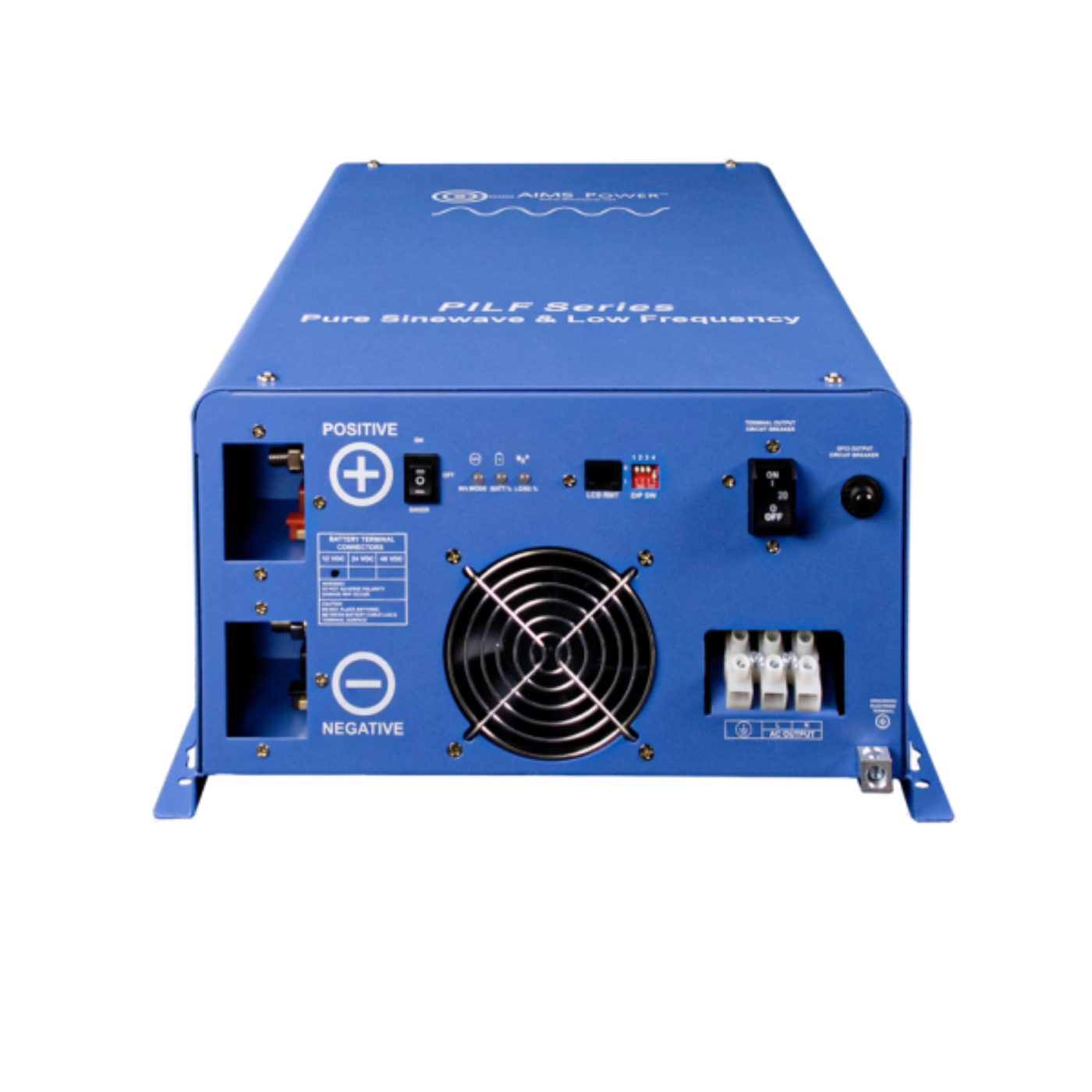 Aims Power 2000 Watt 12V Pure Sine Power Inverter ETL Listed to UL458/CSA- Industrial Grade - PILF20W12V120V