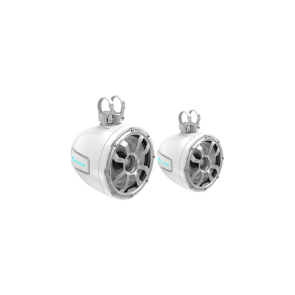 Diamond Audio 6.5" 2-Way Marine Tower Speaker w/Titanium Dome Tweeter (White) - POD65F4W