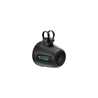 Diamond Audio 6.5" 2-Way Marine Tower Speaker w/Titanium Dome Tweeter (Black) - POD65F4B