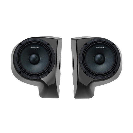 Diamond Audio 2014-2023 Harley Kick Pods with MSPRO65 Pro Drivers  4Ω - PODMSPRO65