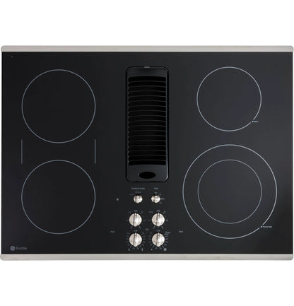 GE Appliances 30" Downdraft Electric Cooktop Stainless Steel - PP9830SRSS