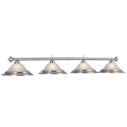 RAM Game Room 82" 4LT Billiard Light-Stainless PR282 ST