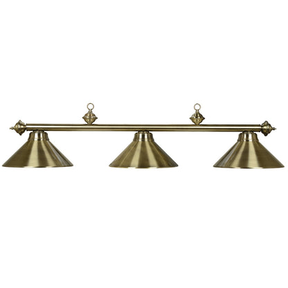 RAM Game Room 54" 3LT Billiard Light-Antique Brass PR54 AB