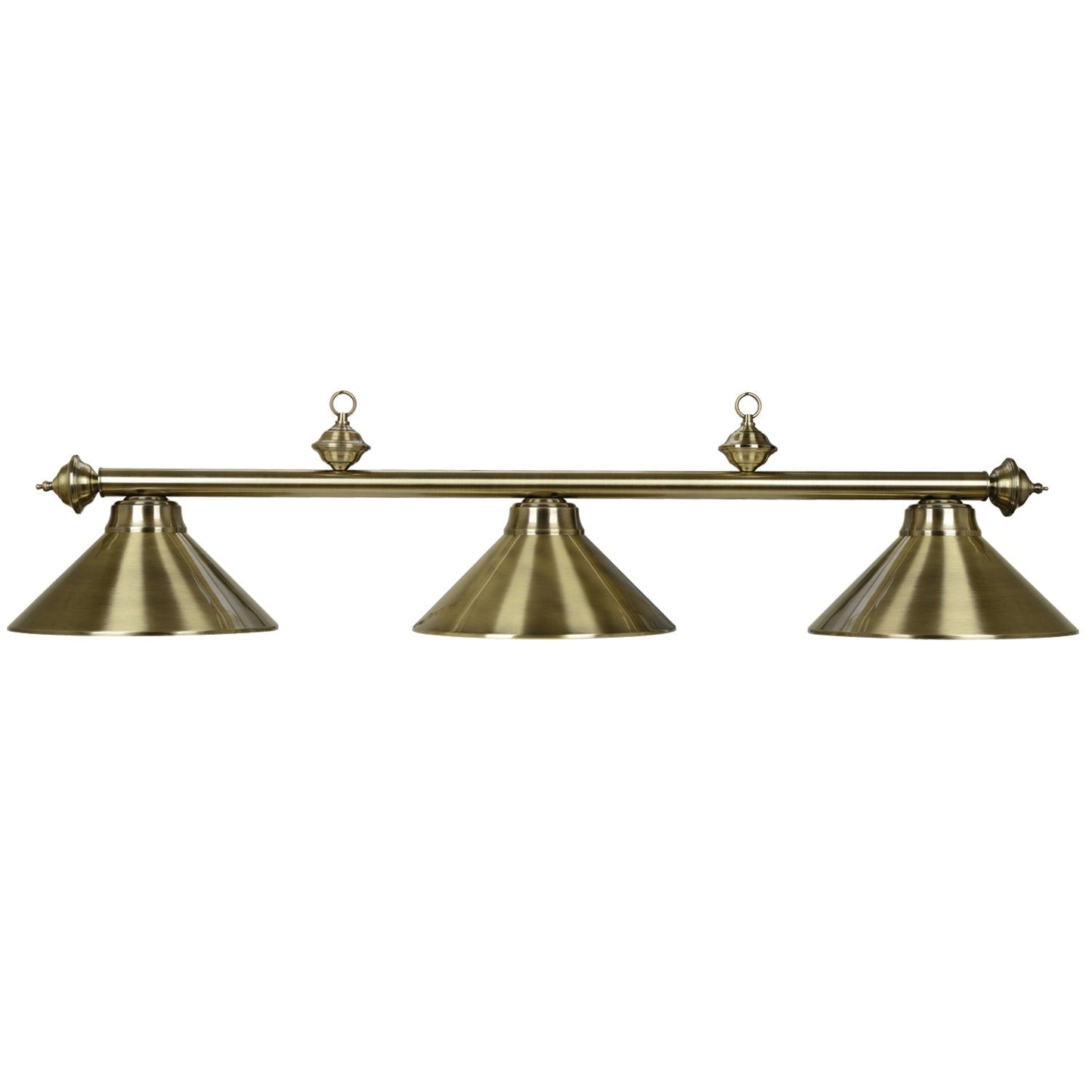 RAM Game Room 54" 3LT Billiard Light-Antique Brass PR54 AB