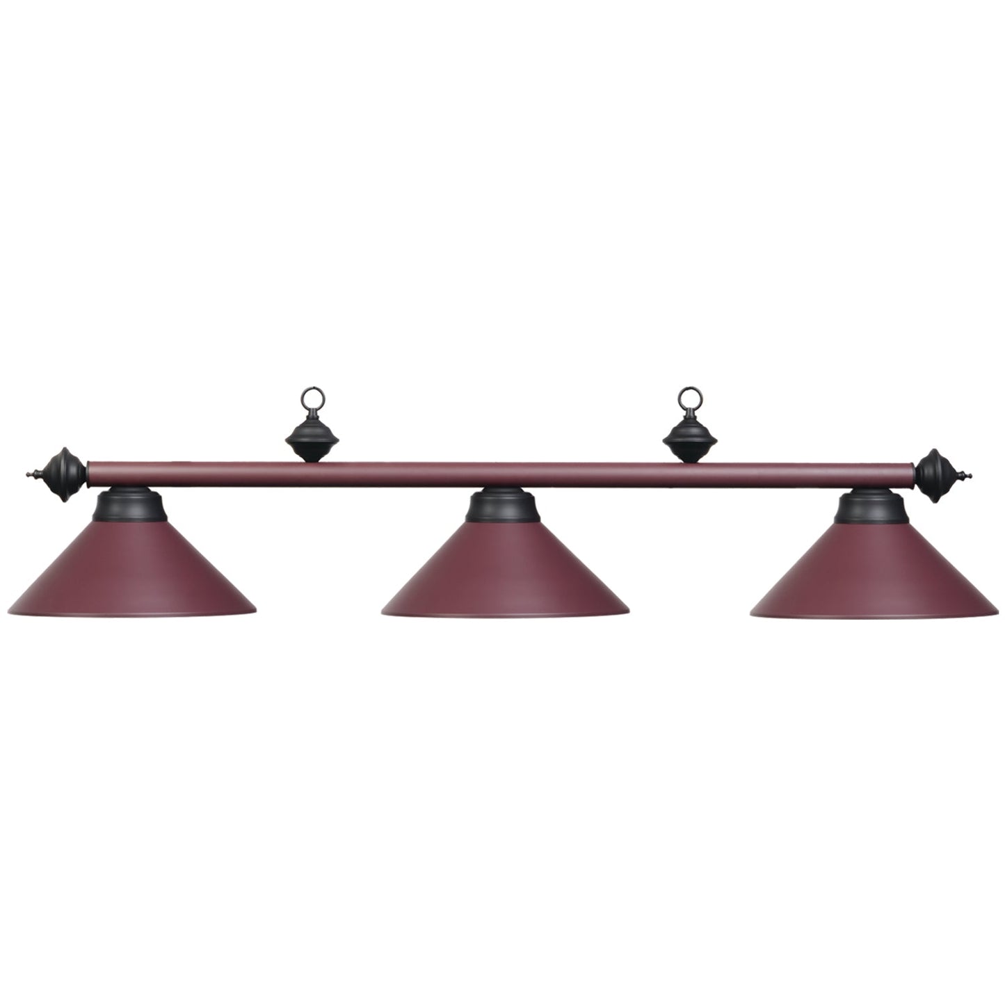 RAM Game Room 54" 3LT Billiard Light-Matte Burgany PR54 MBG