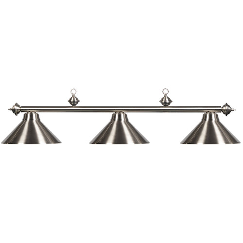 RAM Game Room 54" 3LT Billiard Light-Stainless PR54 ST