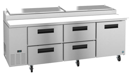 Hoshizaki 93" Wide 4 Drawer Pizza Prep Table - PR93A-D4
