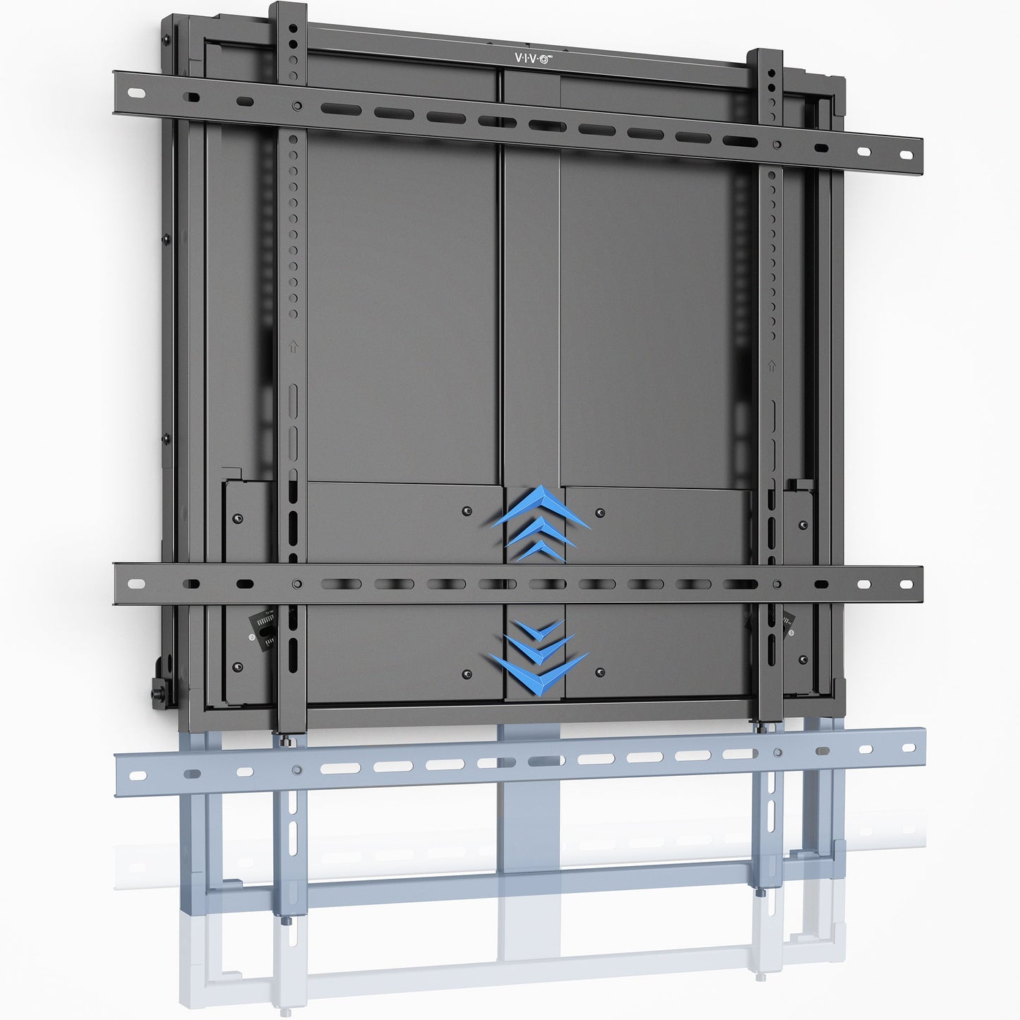 VIVO Manual Height Adjustable TV Wall Mount - 75” to 90” Screens - PRO-TVHA90