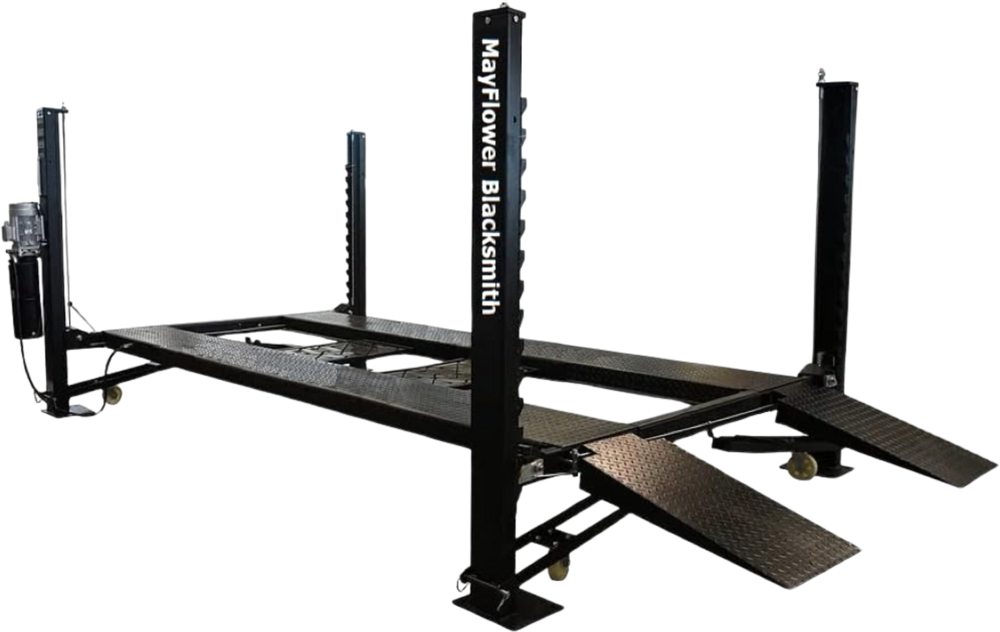 Mayflower Tools Blacksmith Heavy Duty Four Post Car Lift Max Lift Height 72" New - Pro8000