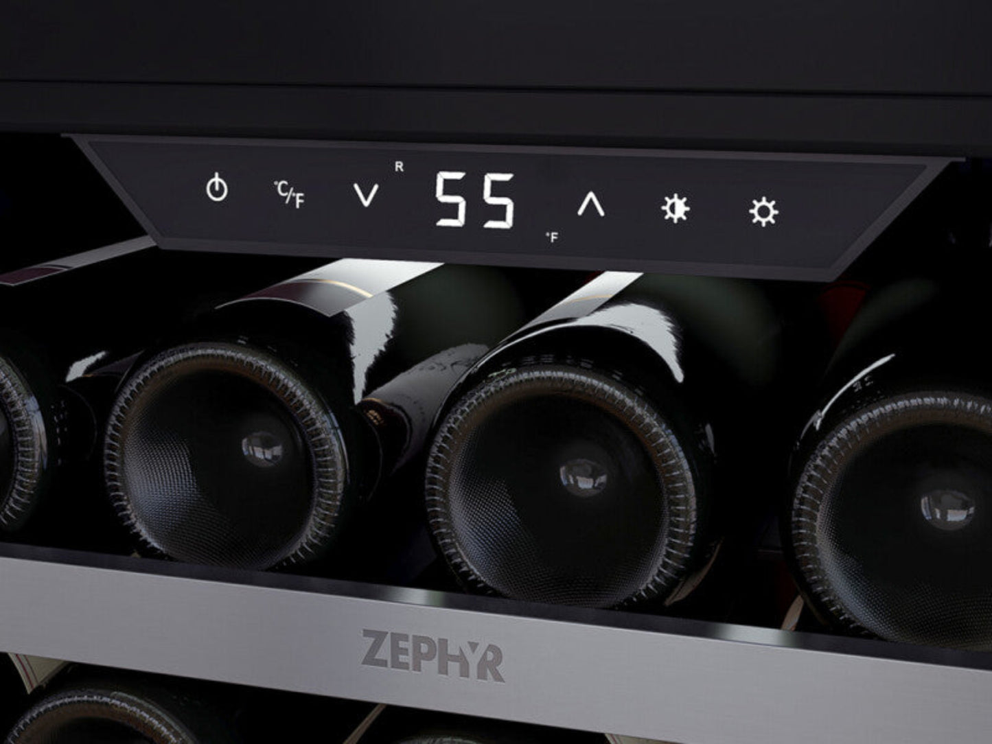 Zephyr PRW24F01CG 24" Full Size Single Zone Wine Cooler Other - PRW24F01CG