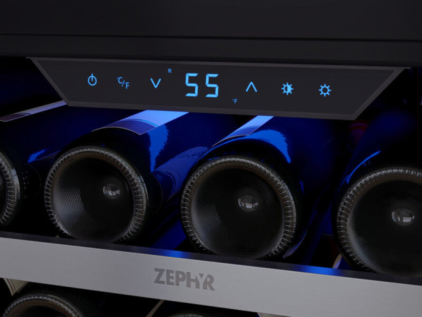 Zephyr PRW24F01CG 24" Full Size Single Zone Wine Cooler Other - PRW24F01CG
