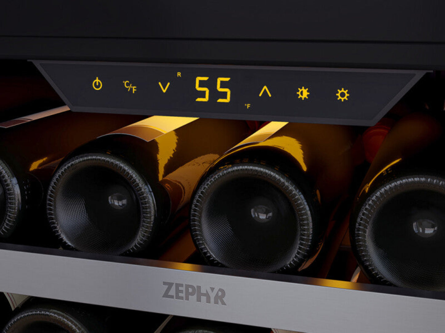 Zephyr PRW24F01CG 24" Full Size Single Zone Wine Cooler Other - PRW24F01CG