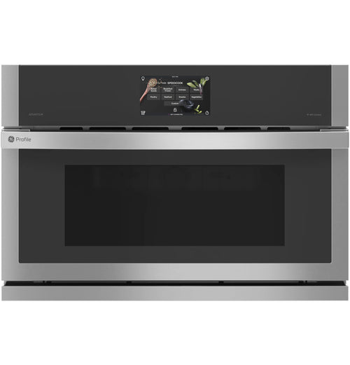 GE Appliances  30" Single Wall Oven with 120V Advantium Technology Stainless Steel - PSB9120SVSS